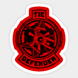 Vintage TIE Defender Sticker